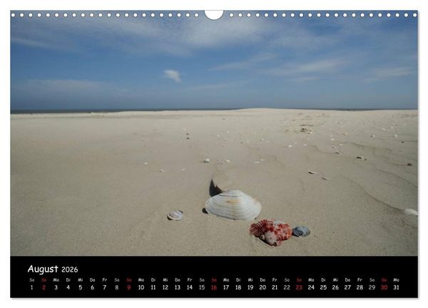 Produktbild: Strandimpressionen von der Nordsee (Wandkalender 2026 DIN A3 quer), CALVENDO Monatskalender