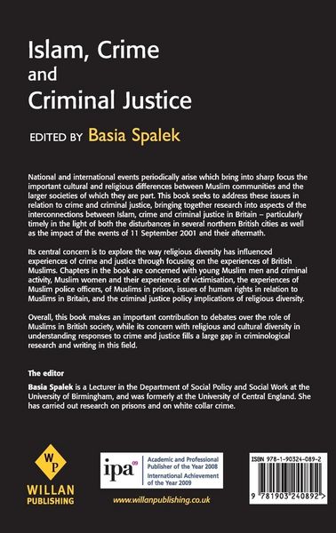 Produktbild: Islam, Crime and Criminal Justice
