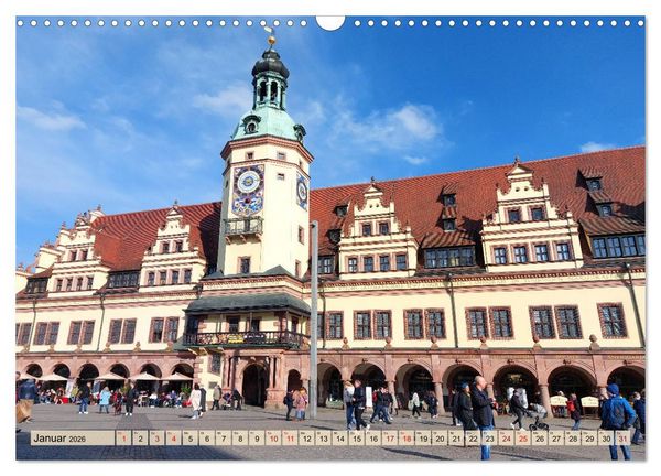 Produktbild: Buntes Leipzig (Wandkalender 2026 DIN A3 quer), CALVENDO Monatskalender