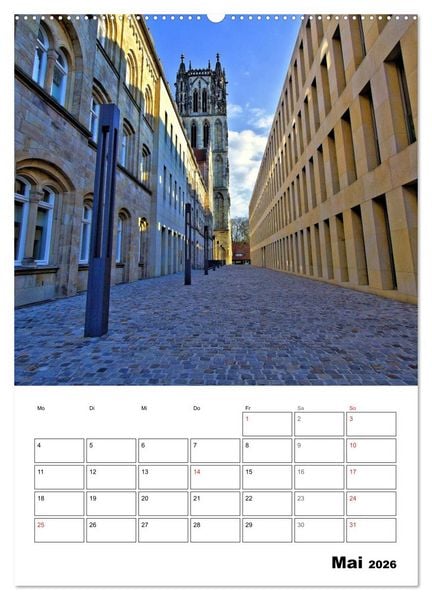Produktbild: M&uuml;nster entdecken (Wandkalender 2026 DIN A2 hoch), CALVENDO Monatskalender