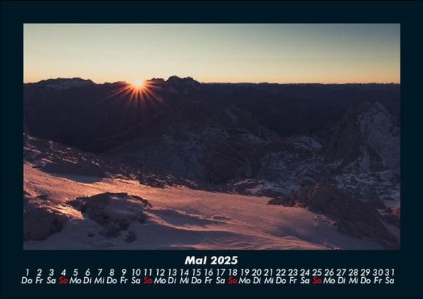 Produktbild: Bergige Welten 2025 Fotokalender DIN A5
