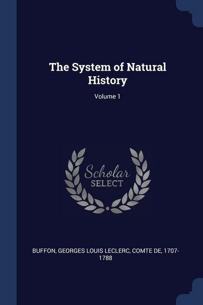 Produktbild: The System of Natural History; Volume 1