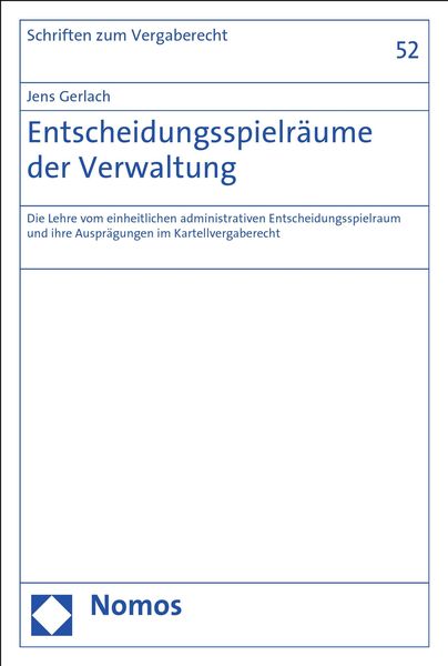 Produktbild: Entscheidungsspielr&auml;ume der Verwaltung