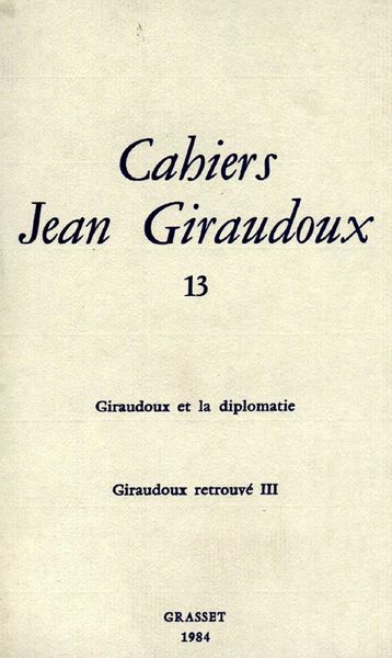 Produktbild: Cahiers num&eacute;ro 13
