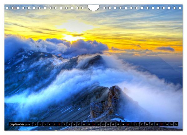 Produktbild: Berge im Berner Oberland (Wandkalender 2026 DIN A4 quer), CALVENDO Monatskalender