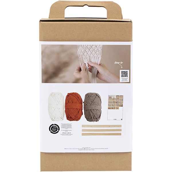 Produktbild: Creativ Company DIY Sets Macram&eacute; Kreativ Set Macram&eacute;, Blumenaufh&auml;nger, Kreativ Box