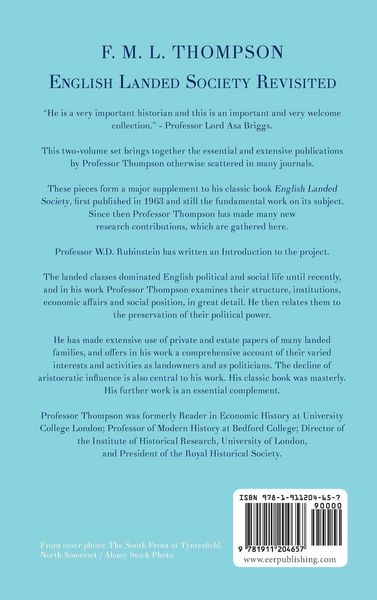 Produktbild: English Landed Society Revisited