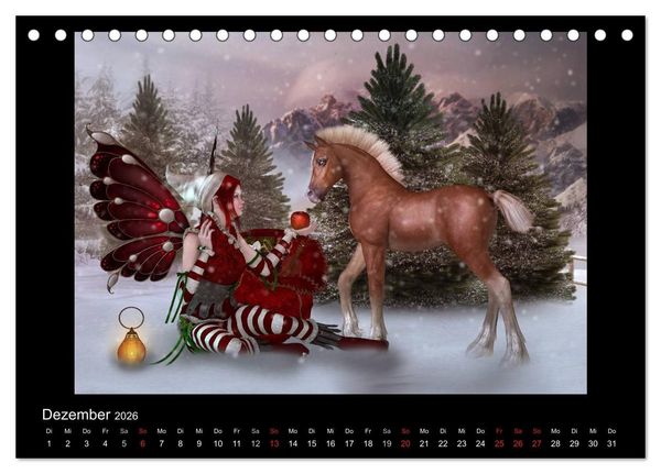 Produktbild: Elfenlichter (Tischkalender 2026 DIN A5 quer), CALVENDO Monatskalender