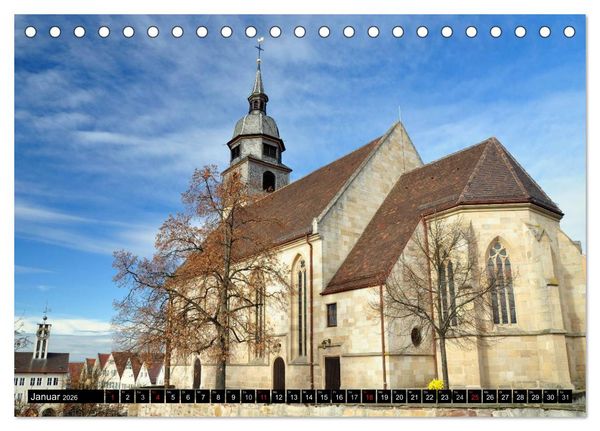 Produktbild: Spaziergang in B&ouml;blingen (Tischkalender 2026 DIN A5 quer), CALVENDO Monatskalender
