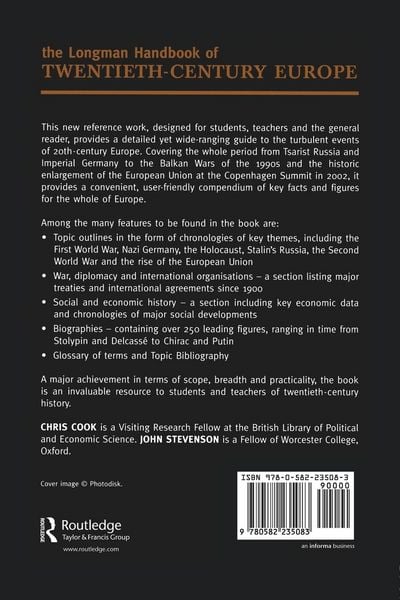 Produktbild: Longman Handbook of Twentieth Century Europe