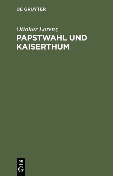 Produktbild: Papstwahl und Kaiserthum