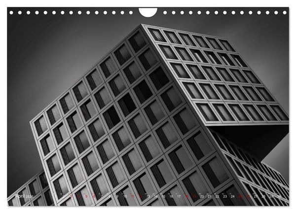 Produktbild: Monochrome Architektur (Wandkalender 2026 DIN A4 quer), CALVENDO Monatskalender