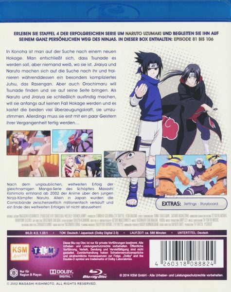Produktbild: Naruto - Die komplette Staffel 4 - Uncut