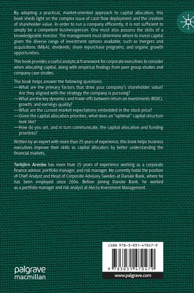 Produktbild: Capital Allocation and Value Creation
