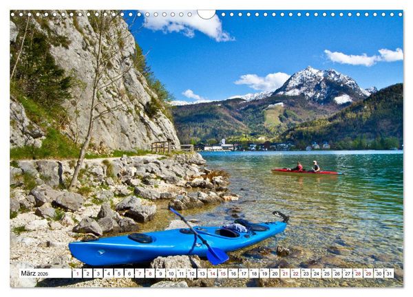 Produktbild: Kajaktour am Wolfgangsee (Wandkalender 2026 DIN A3 quer), CALVENDO Monatskalender