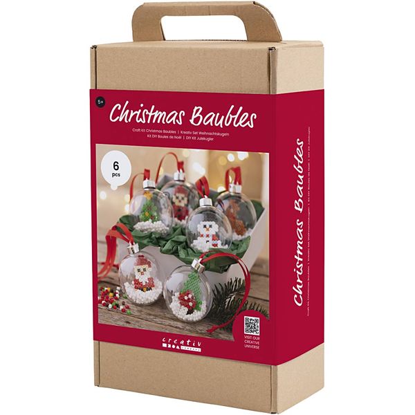 Produktbild: Creativ Company DIY Sets Fuse Beads Kreativ Set Weihnachtskugeln, Perlen, Kreativ Box