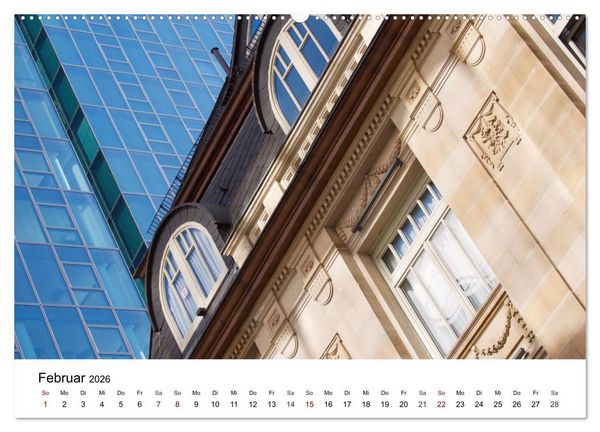 Produktbild: Frankfurt am Main - Fassaden (hochwertiger Premium Wandkalender 2026 DIN A2 quer), Kunstdruck in Hochglanz