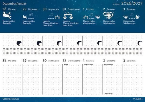 Produktbild: Tischquerkalender Mond 2027