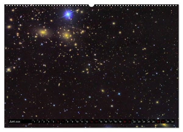 Produktbild: Galaxien des Nordhimmels (Wandkalender 2026 DIN A2 quer), CALVENDO Monatskalender