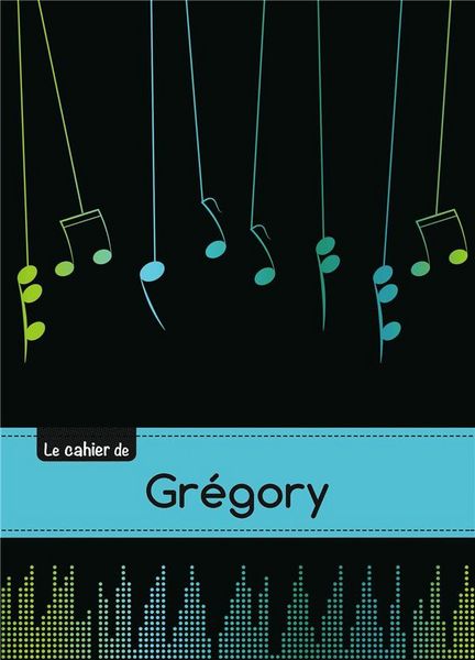 Produktbild: Le carnet de gregory musique,