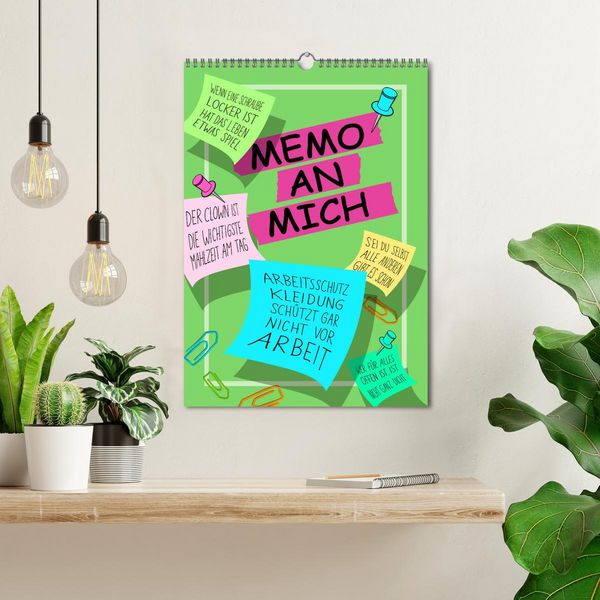 Produktbild: Memo an mich (Wandkalender 2026 DIN A3 hoch), CALVENDO Monatskalender