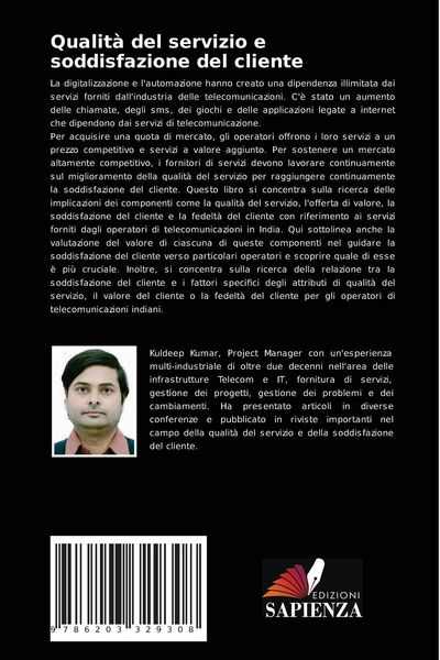 Produktbild: Qualit&agrave; del servizio e soddisfazione del cliente