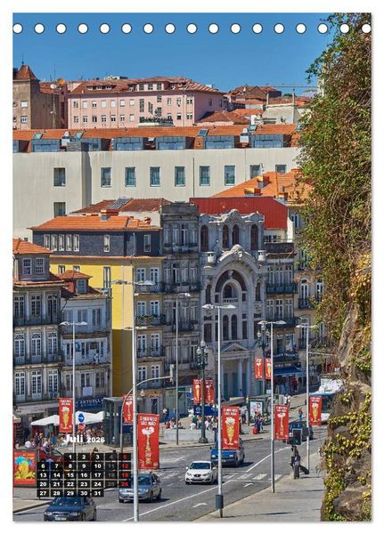 Produktbild: Porto Tag und Nacht (Tischkalender 2026 DIN A5 hoch), CALVENDO Monatskalender
