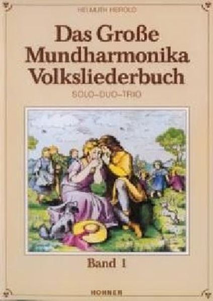 Das große Mundharmonika Volksliederbuch, für 1-3 Mundharmonikas. Band 1