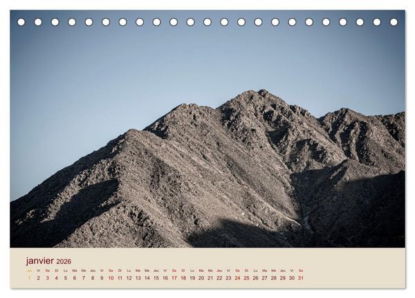 Produktbild: Entre pierres et sable (Calendrier de bureau 2026 DIN A5 vertical), CALVENDO calendrier mensuel