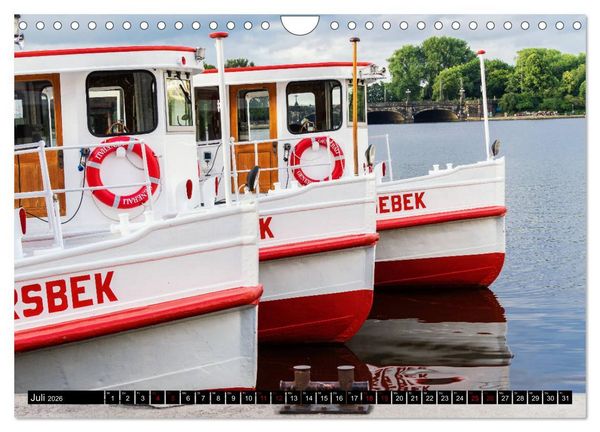 Produktbild: Hamburger Highlights (Wandkalender 2026 DIN A4 quer), CALVENDO Monatskalender