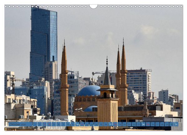 Produktbild: Beirut - auferstanden aus Ruinen (Wandkalender 2026 DIN A3 quer), CALVENDO Monatskalender