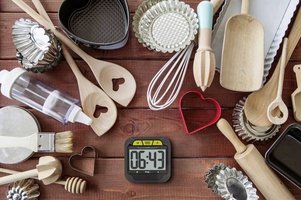 Produktbild: TFA Dostmann Digitaler Timer und Stoppuhr mit gro&szlig;en Ziffern Timer Schwarz digital