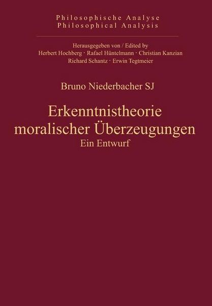 Produktbild: Erkenntnistheorie moralischer &Uuml;berzeugungen