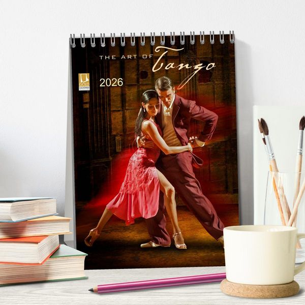 Produktbild: The Art Of Tango (Tischkalender 2026 DIN A5 hoch), CALVENDO Monatskalender