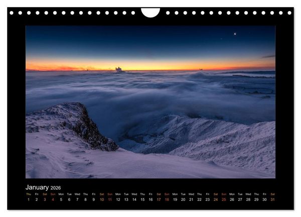 Produktbild: The Changing Seasons of the Peak District (Wall Calendar 2026 DIN A4 landscape), CALVENDO 12 Month Wall Calendar