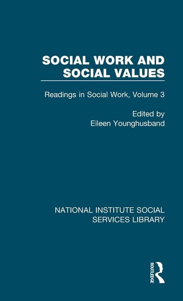 Produktbild: Social Work and Social Values