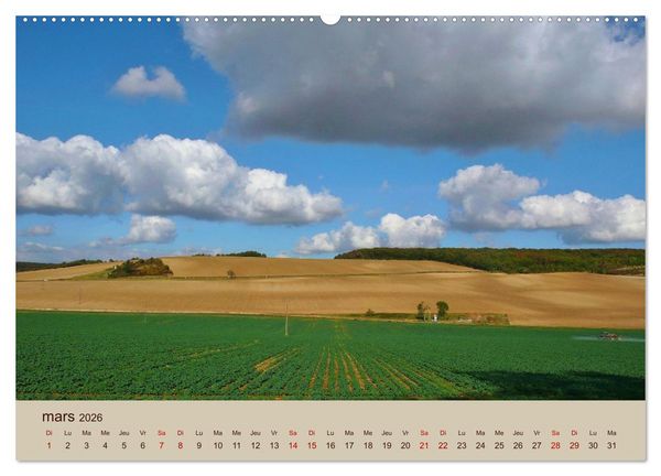 Produktbild: Paysages de l'Yonne (Calendrier mural 2026 DIN A2 vertical) calendrier de bureau