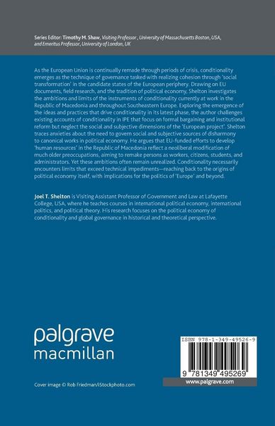 Produktbild: Conditionality and the Ambitions of Governance