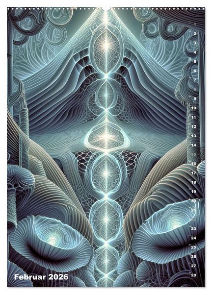 Produktbild: Surrealistische Traumwelt (hochwertiger Premium Wandkalender 2026 DIN A2 hoch), Kunstdruck in Hochglanz