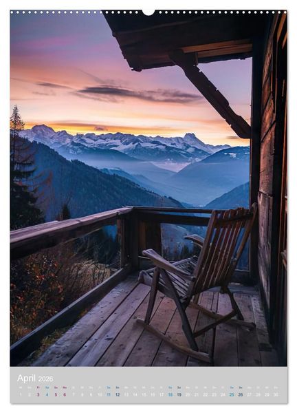 Produktbild: Allein mit der Natur (hochwertiger Premium Wandkalender 2026 DIN A2 hoch), Kunstdruck in Hochglanz