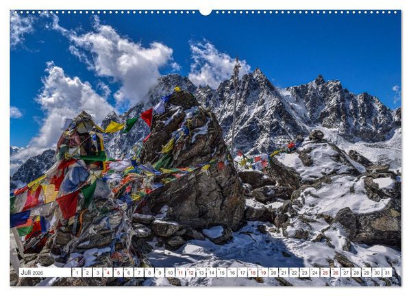 Produktbild: Nepal- Trekking durchs Hochgebirge (hochwertiger Premium Wandkalender 2026 DIN A2 quer), Kunstdruck in Hochglanz