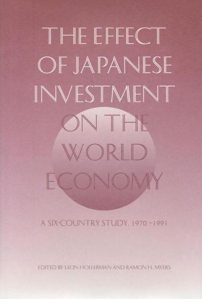 Produktbild: The Effect of Japanese Investment on the World Economy