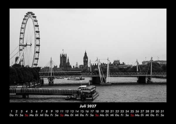 Produktbild: London 2027 Fotokalender DIN A3