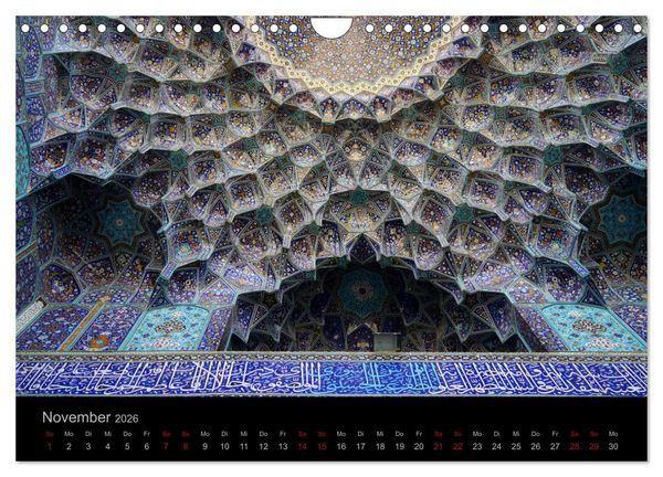 Produktbild: Iran - Impressionen einer Reise (Wandkalender 2026 DIN A4 quer), CALVENDO Monatskalender