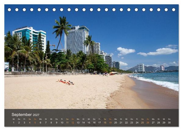 Produktbild: Traumstr&auml;nde in Vietnam (Tischkalender 2027 DIN A5 quer), CALVENDO Monatskalender