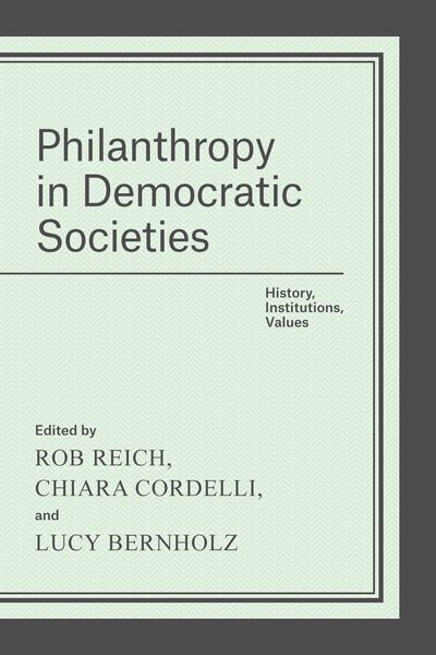 Produktbild: Philanthropy in Democratic Societies
