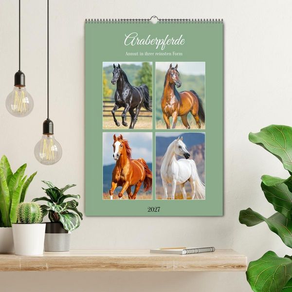 Produktbild: Araberpferde. Anmut in ihrer reinsten Form (Wandkalender 2027 DIN A2 hoch), CALVENDO Monatskalender
