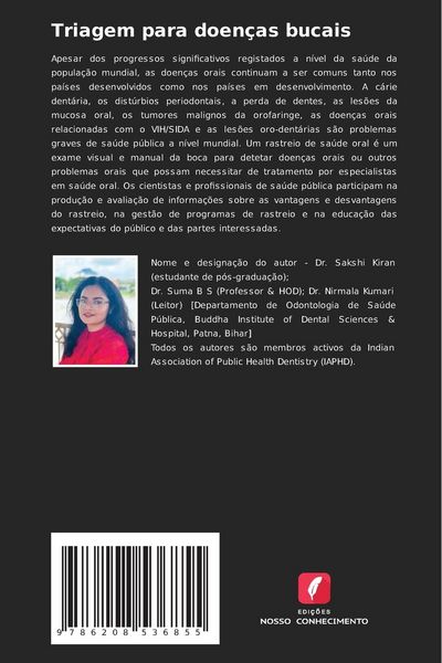 Produktbild: Triagem para doen&ccedil;as bucais
