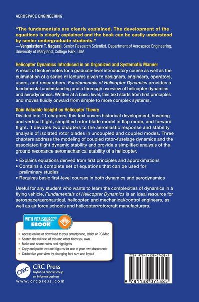 Produktbild: Fundamentals of Helicopter Dynamics