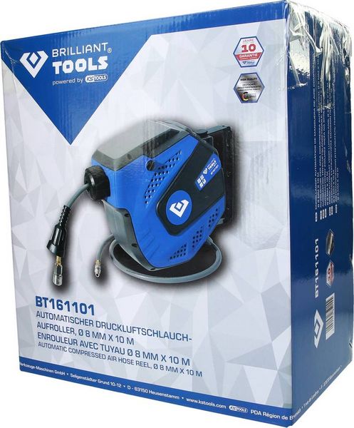 Produktbild: Brilliant Tools BT161101 Druckluft-Schlauch 10m 20 bar